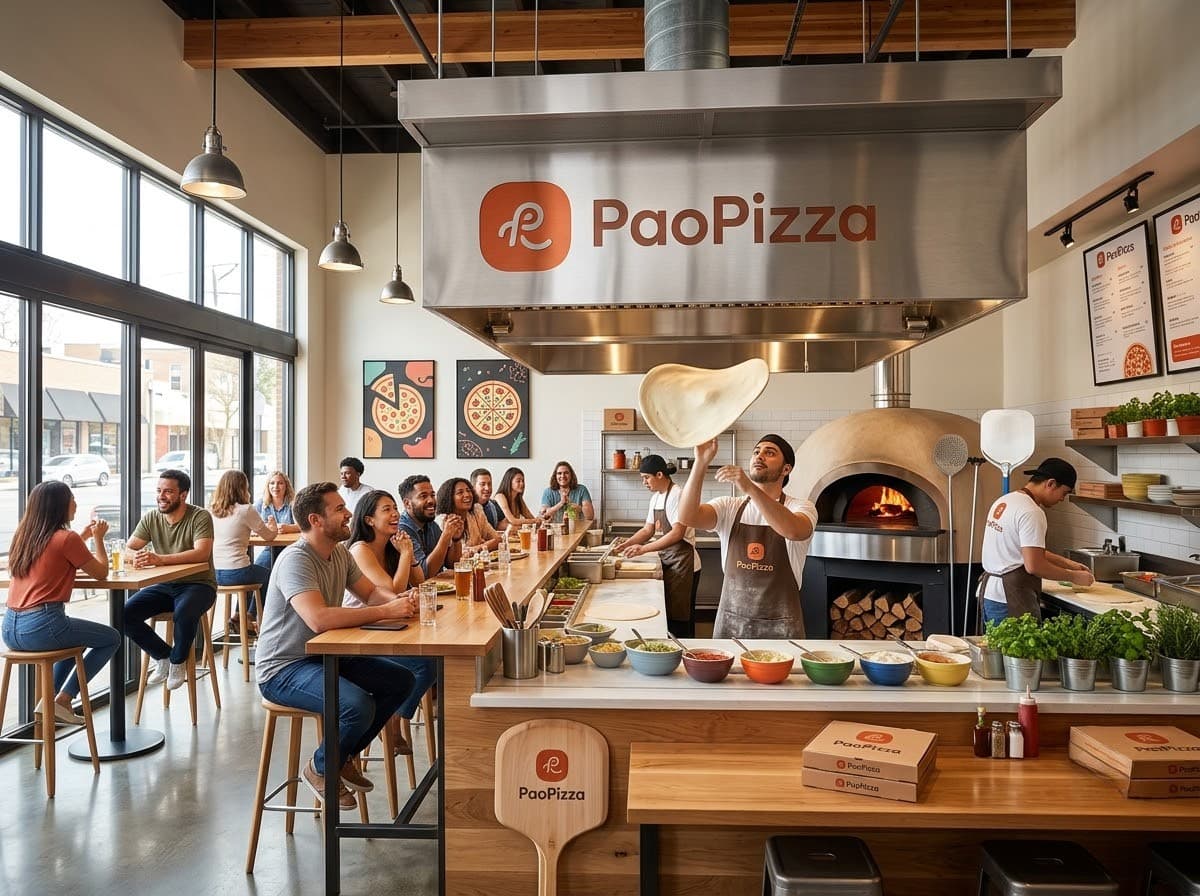 Pizza thủ công PaoPizza vừa ra lò